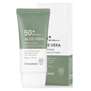 과일나라 알로에베라 모이스처 리얼 수딩 선크림 SPF50+ PA++++, 50ml, 50g, 1개