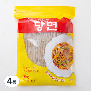 진심 당면, 1kg, 4개