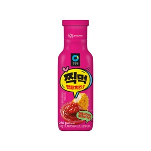 청정원 찍먹 맵닭치즈소스, 250g, 1개