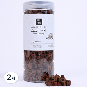 제로랩스 강아지 고기가득 져키, 소고기, 1kg, 2개