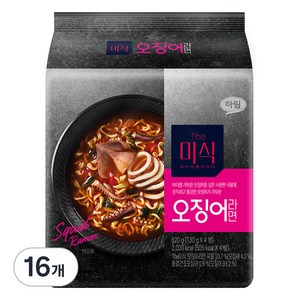 더미식 오징어라면 130g, 16개