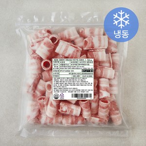 돌돌말이 대패삼겹살 바로구이 (냉동), 1개, 750g