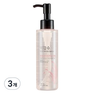 더페이스샵 미감수 브라이트 라이트 클렌징 오일, 150ml, 3개