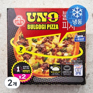 냉동 불고기 피자 UNO (냉동), 360g, 2개