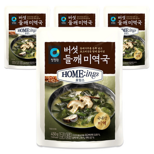 청정원 버섯들깨 미역국450g, 450g, 4개
