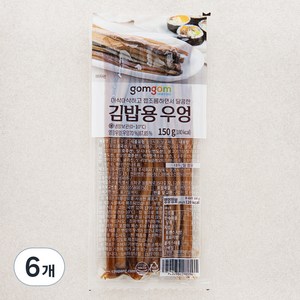 곰곰 김밥용 우엉, 150g, 6개