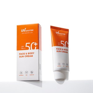 토니모리 유브이 마스터 페이스 앤 바디 선크림 SPF50+ PA+++, 80ml, 1개