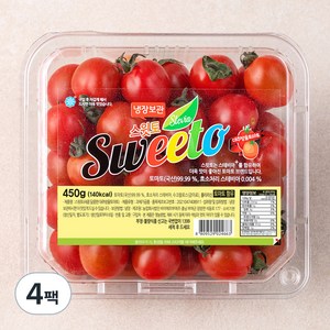 스윗토 스테비아 대추방울토마토, 450g, 4개