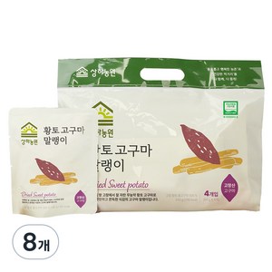 상하농원 고창 황토고구마 말랭이, 60g, 8개
