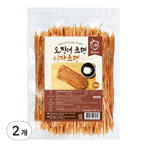 해야미 오징어 소면, 500g, 2개