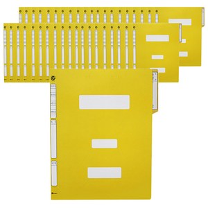 서일산업 정부화일 A4, 노랑, 40개
