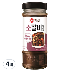 백설 소갈비양념, 500g, 4개