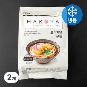 HAKOYA 오리지널 우동 2인분 (냉동), 702g, 2개