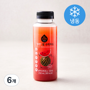 엘제이드 얼린 생 수박주스 (냉동), 250ml, 6개