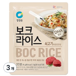 청정원 보크라이스 쇠고기, 24g, 3개