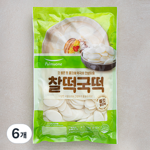 풀무원 찰 떡국떡, 1kg, 6개