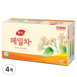 동서 메밀차 티백, 1.5g, 90개입, 4개