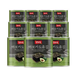 광천김 아보카도유김 캔김, 30g, 10개