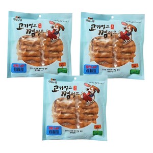 행복한껌 고기먹고껌먹고 강아지간식 14p, 치킨, 220g, 3개