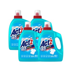 액츠 퍼펙트 실내건조 일반용 액상세제 본품, 3.2L, 4개
