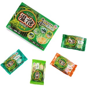 바스로망 온포 탄산 입욕제 포레스트향 4종 x 5p 세트, 900g, 1개