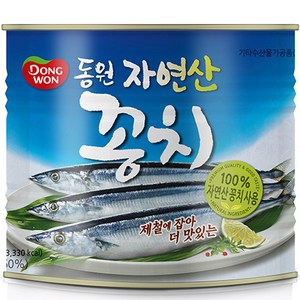 동원 꽁치 통조림, 1.8kg, 1개