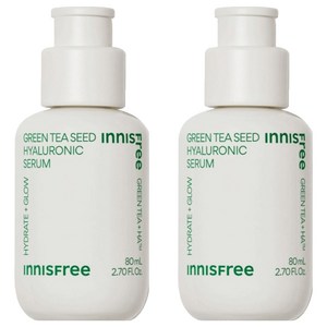 [비건뷰티] 이니스프리 그린티 씨드 히알루론산 세럼, 80ml, 2개