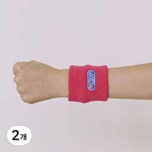 아웃도어 프로덕츠 손목아대 라벤더 2p, 2개, 핫핑크