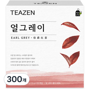 티젠 얼그레이 홍차, 1.6g, 100개입, 3개