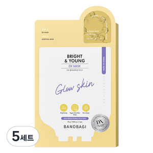 바노바기 디엑스 마스크 브라이트 & 영 2종 x 7p 세트, 5개