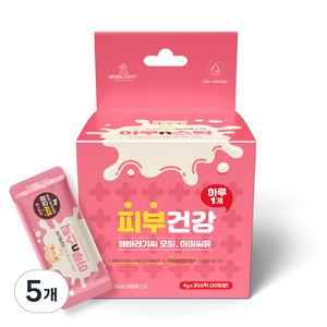 하루n스틱 고양이 영양제, 피부/피모, 120g, 5개