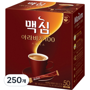 맥심 아라비카 100 커피믹스, 50개, 5개