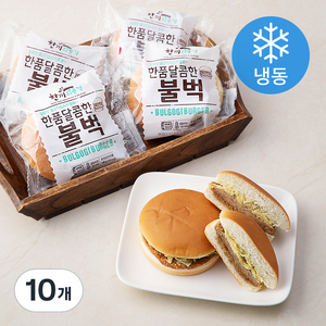 한끼의품격 달콤한 불벅버거 5팩 (냉동), 140g, 10개