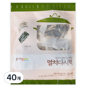 곰곰 멸치다시팩, 16g, 40개, 16g