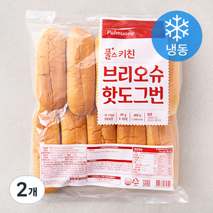 풀무원 풀스키친 브리오슈 핫도그번 10개 (냉동), 450g, 2개