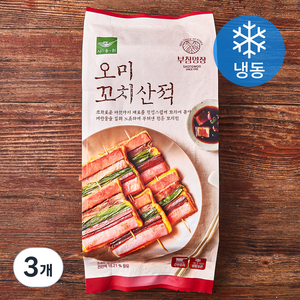 부침명장 사옹원 오미꼬치산적 (냉동), 340g, 3개