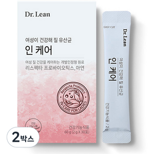 닥터린 인케어 유산균, 60g, 2개