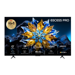 TCL 4K QLED PRO 로컬디밍 안드로이드12 TV, 164cm(65인치), 65C655 PRO, 벽걸이형, 방문설치