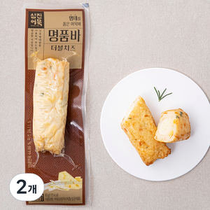 삼진어묵 명품바 더블치즈, 80g, 2개