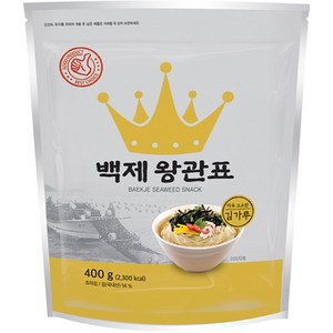 광천김 백제 왕관표 김가루, 400g, 1개
