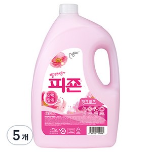 피죤 레귤러 4210ml 핑크로즈, 4.21L, 5개