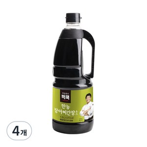 백종원의 만능 장아찌 간장소스, 1.5L, 4개