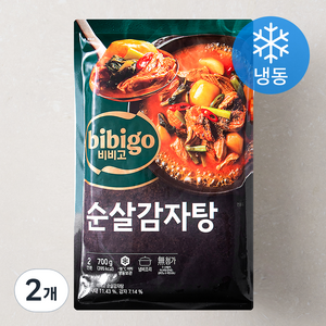 비비고 순살 감자탕 2인분 (냉동), 700g, 2개