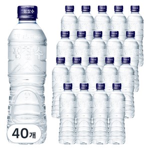 강원 평창수 무라벨, 500ml, 40개