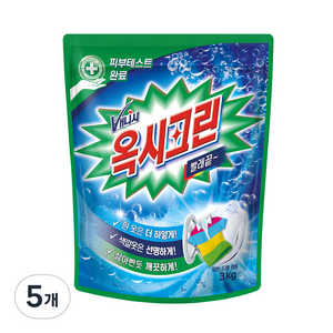 옥시크린 분말형 표백제 3kg, 5개