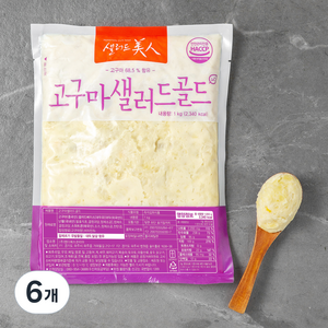 샐러드미인 고구마샐러드골드, 1kg, 6개