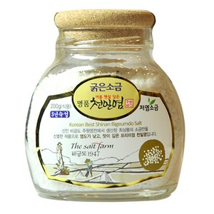 주원염전 여름햇살담은 명품천일염 굵은소금, 200g, 1개