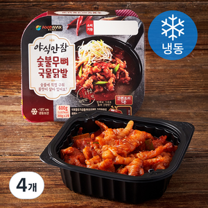 야식만참 숯불무뼈 국물닭발 (냉동), 300g, 4개