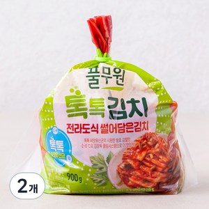 풀무원 톡톡 전라도식 썰은김치, 900g, 2개