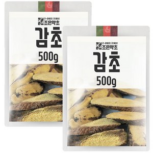 조은약초 자연을 담는다 감초, 500g, 2개